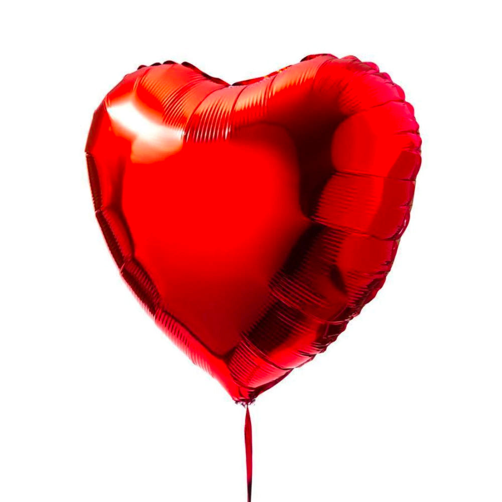 Foil Heart Balloon Red 18 Inch Helium Floral Desire Studio Sydney 