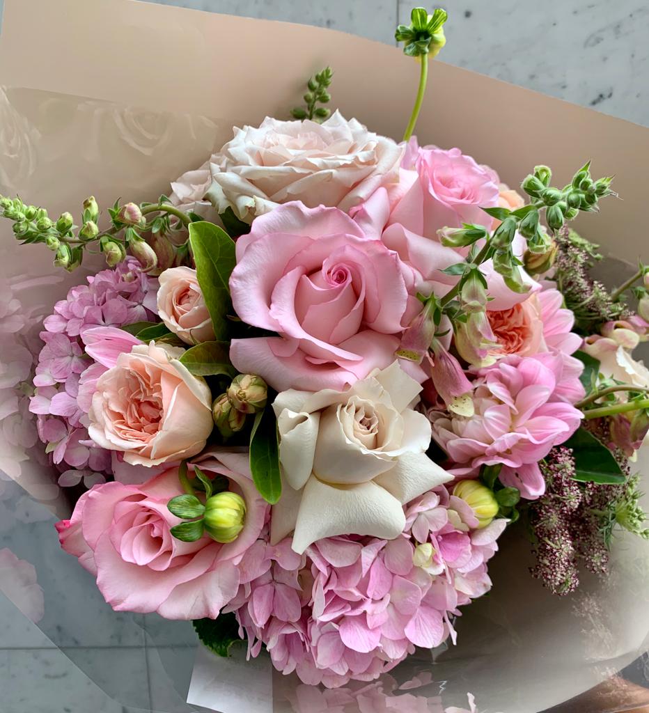 Blushing Blooms Flower Arrangement By Floral Desire Studio Florist			