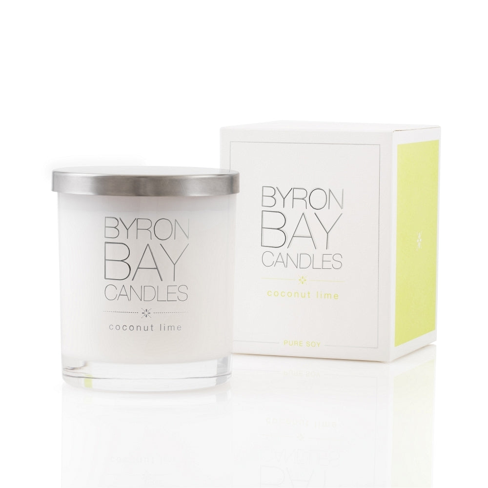 Byron Bay Candle Coconut Lime By Floral Desire Studio Florist	