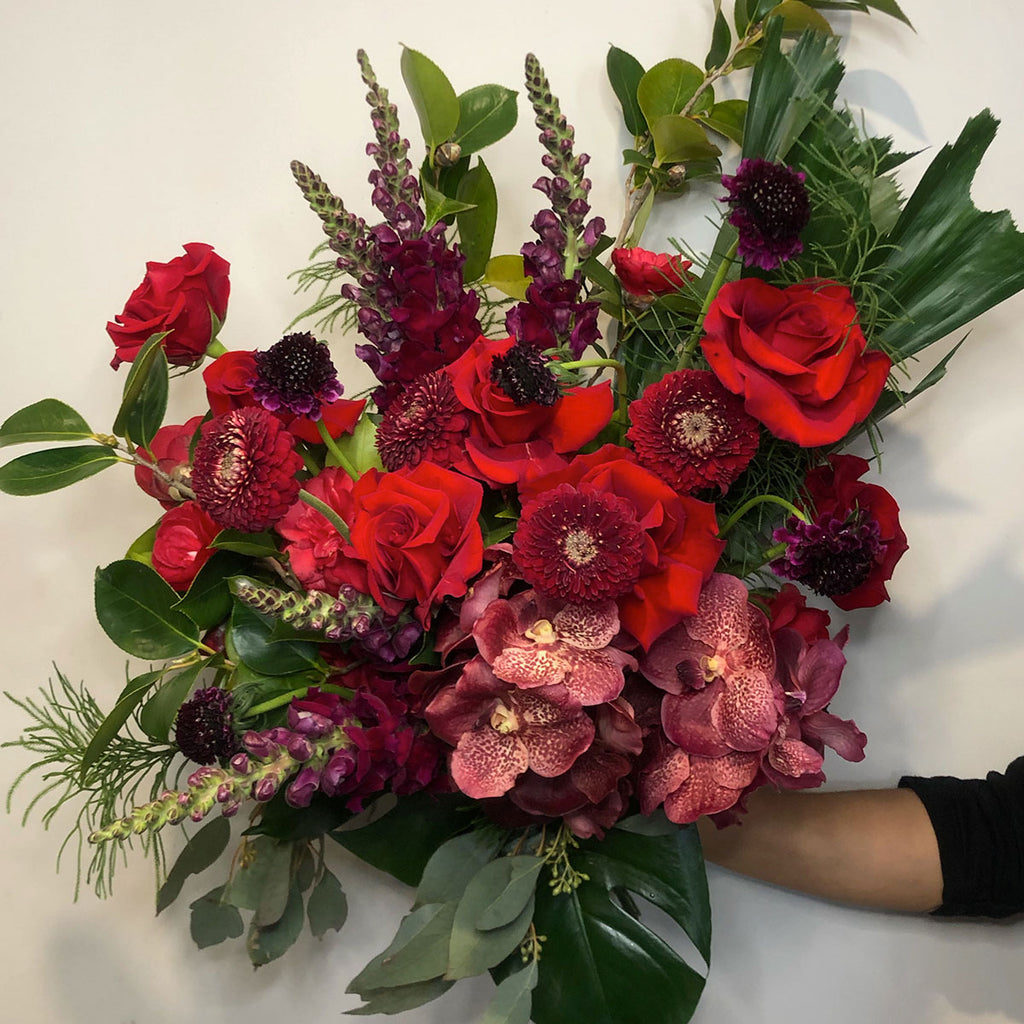 Wine O'Clock Flower Arrangement By Floral Desire Studio Sydney Florist