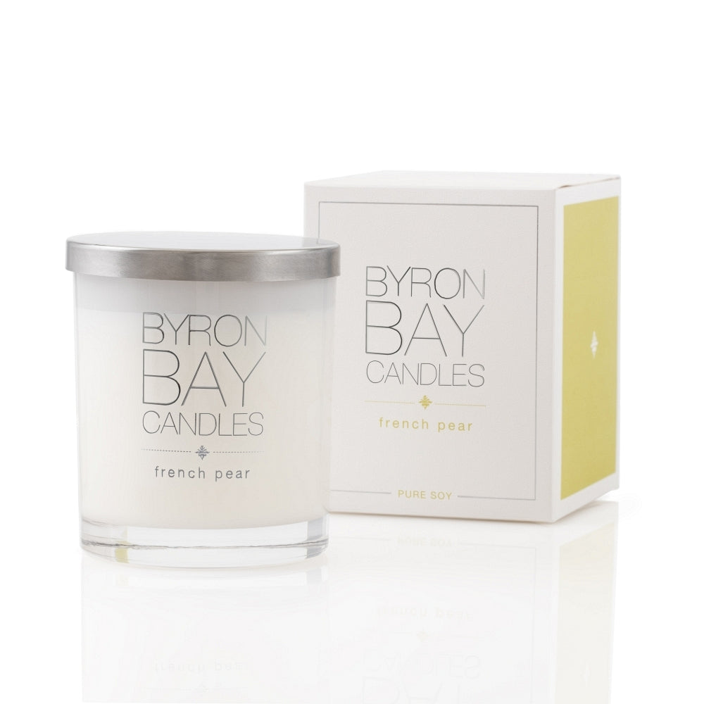 Byron Bay Candle French Pear By Floral Desire Studio Florist