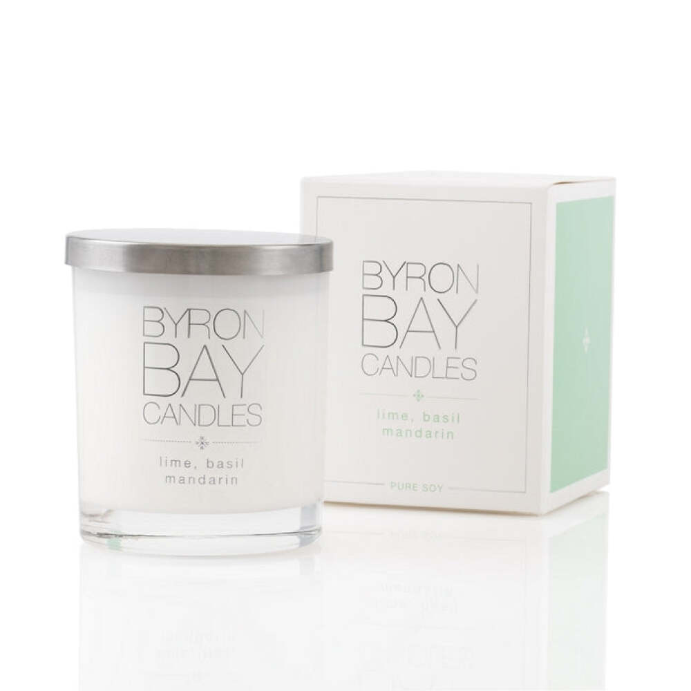 Byron Bay Lime, Basil and Mandarin Soy Candle