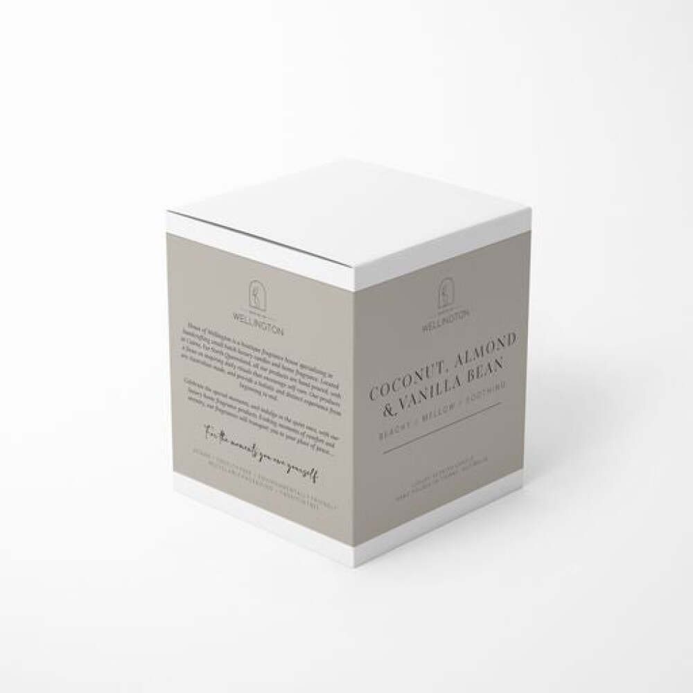 House of Wellington Coconut, Almond Vanilla Bean Candle